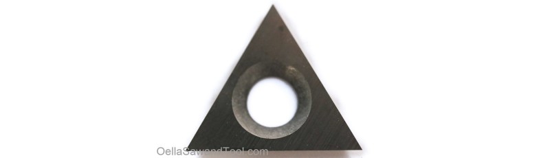 TRIANGULAR SPUR CARBIDE  KNIFE WITH 3 CUTTING EDGES REPLACES LEUCO 180779  FOR LEITZ HEADS